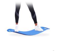 Relaxdays Planche d’équilibre Twist Board Balance Board entraînement fitness muscles abdos jambes 150 kg, bleu