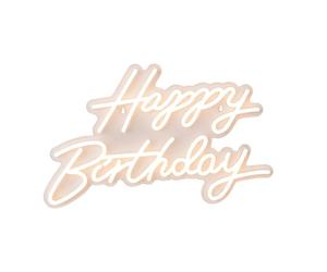 Relaxdays Plaque LED « Joyeux anniversaire »