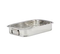 Relaxdays Plat à four avec grillage