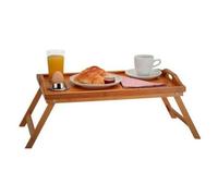 Relaxdays 10012858 plateau de lit bambou 50 x 30 cm
