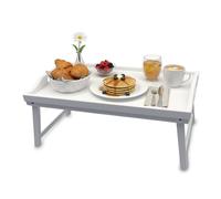 Relaxdays Plateau de lit en bambou