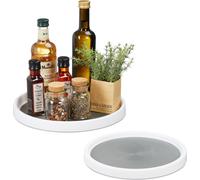 relaxdays Plateau tournant, set de 2
