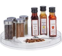 relaxdays Plateau tournant transparent pour la cuisine