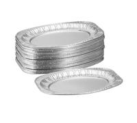 relaxdays Plateaux de service Alu Set de 40 pièces