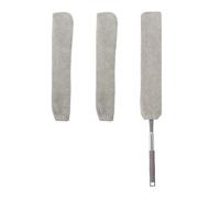 Relaxdays Plumeau plat avec manche télescopique