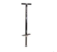 Relaxdays Pogo Stick adultes, bâton sauteur jusqu'à 110 kg, rembourré, extérieur, antidérapant, acier inoxydable, noir