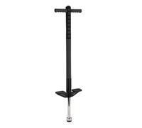 Relaxdays Pogo Stick pour enfants, bâton sauteur jusqu'à 35 kg, rembourré, antidérapant, inox, noir