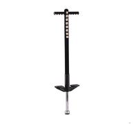 Relaxdays Pogo Stick pour enfants, bâton sauteur jusqu'à 35 kg, rembourré, d'extérieur, antidérapant, inox, noir