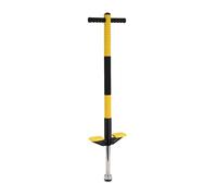 Relaxdays Pogo-Stick Robuste pour Enfant jusqu'à 35 kg, extérieur, Jaune, 95 x 24 x 6 cm