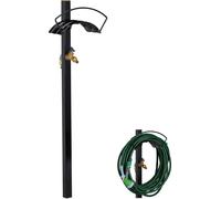 relaxdays Point d'eau jardin avec support de tuyau