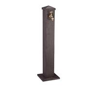 Relaxdays Pompe à Eau pour Jardin, carrée, Style Antique, Robinet Connexion de 3/4 de Pouce, 91 cm Hauteur,Couleurs