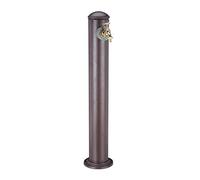Relaxdays Pompe à Eau pour Jardin, Style Antique, Connexion de 3/4 de Pouce, Ronde, 91 cm Hauteur, Brun