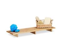 Relaxdays Pont de baignoire en bambou 70 cm