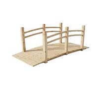 Relaxdays Pont de Jardin en Sapin Naturel