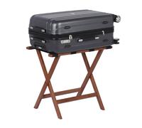 Relaxdays Porte-bagages premium en bambou