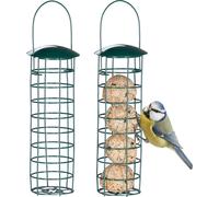 relaxdays Porte-boulettes pour mésanges, lot de 2