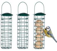 relaxdays Porte-boulettes pour mésanges, lot de 3