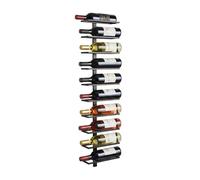 Relaxdays Porte-bouteilles mural 10 bouteilles