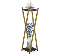 relaxdays Porte-fleurs haut imitation marbre
