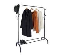 Relaxdays Porte-manteau avec tablette et crochets