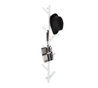 relaxdays Porte-manteau blanc en forme d'arbre