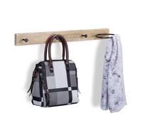 Relaxdays Porte-manteau mural avec anneau