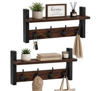 Relaxdays Lot de 2 porte-manteaux