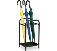 relaxdays Porte-parapluie avec égouttoir