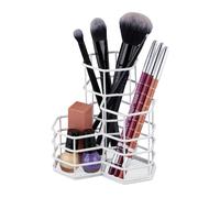 Relaxdays Porte-pinceaux pour maquillage 3 pièces