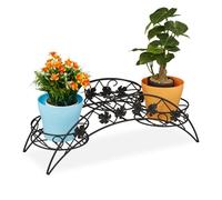 Relaxdays Porte-plantes pour 3 plantes en pot