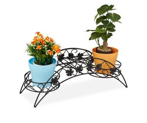 Relaxdays Porte-plantes pour 3 plantes en pot