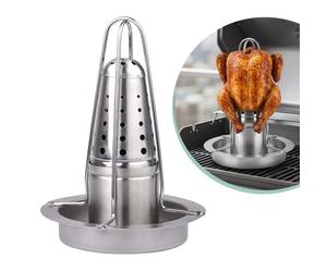 Relaxdays Porte-poulet en inox