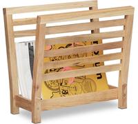 relaxdays Porte-revues 10020656_0 brun bois, DIN A4