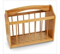 Relaxdays Porte-revues bambou magazine journaux