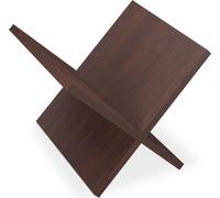 relaxdays Porte-revues en bois au design X