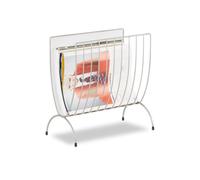 Relaxdays Porte-revues en métal