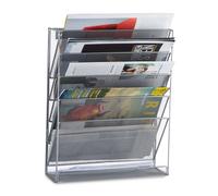 Relaxdays Porte-revues mural