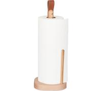 relaxdays Porte-rouleau de cuisine angulaire en bois