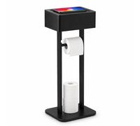 Relaxdays Porte-rouleau WC rangement et tablette