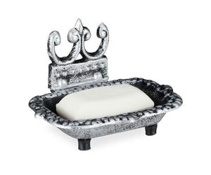 Relaxdays Porte-savon en fonte de fer