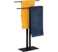relaxdays Porte-serviettes avec 2 barres