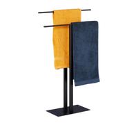 Relaxdays Porte-serviettes avec 2 barres