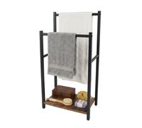 Relaxdays Porte-serviettes avec étagère