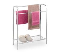 Relaxdays Porte-serviettes avec étagère
