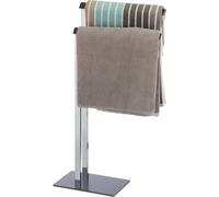 relaxdays Porte-serviettes chrome-anthracite