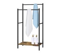 Relaxdays Porte-serviettes avec étagère