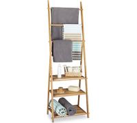 relaxdays Porte-serviettes marron