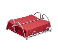 Relaxdays Porte-serviettes métal en lot de 4