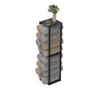 Relaxdays Porte-serviettes mural rouleaux