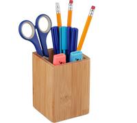 relaxdays Porte-stylos en bambou